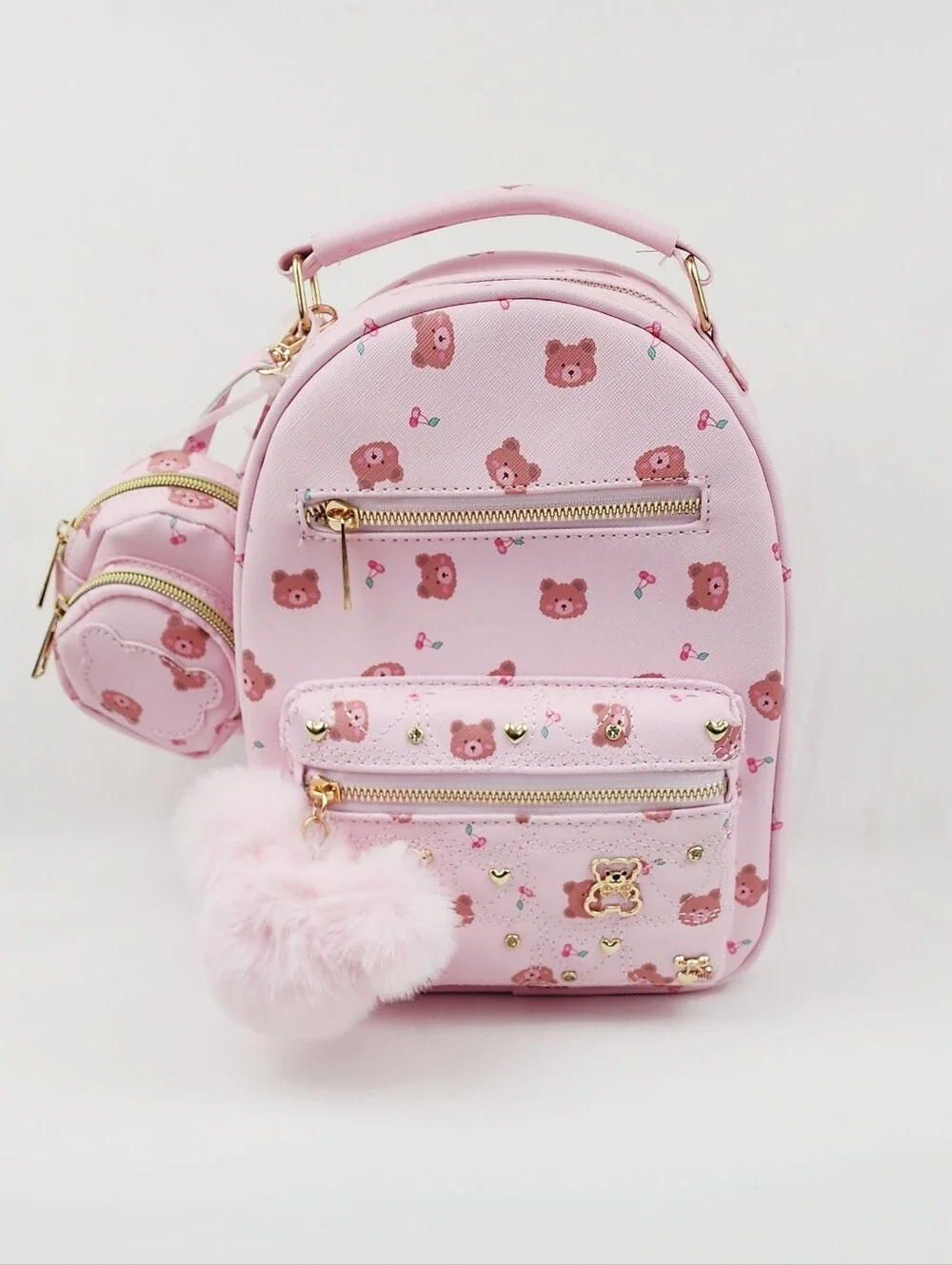 Under One Sky 2 In 1 Mini Backpack With Mini Keychain Bag